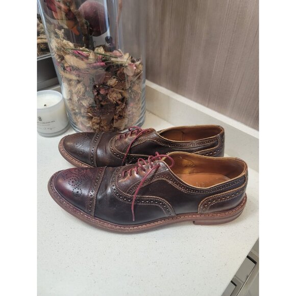 Allen Edmonds Strandmok Cap toe Oxford Men’s Size 11 Brown Saddle Dainite Sole main image 11